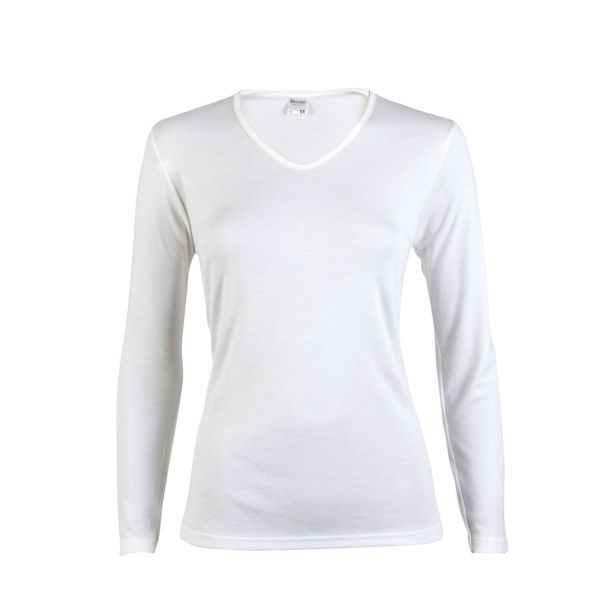 Beeren dames Thermo shirt lange mouw Wolwit