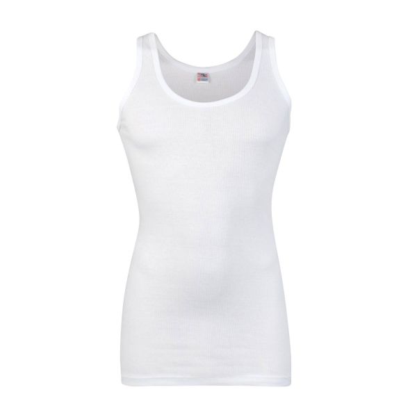 Beeren heren hemd Startex Wit (rib)