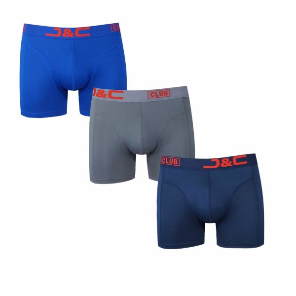 J&C Club heren boxers 3-pack print 4485 BGM
