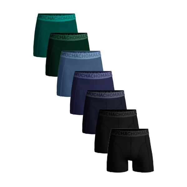 MUCHACHOMALO 7-pack heren boxershorts "Hello MoonLight" Forrest