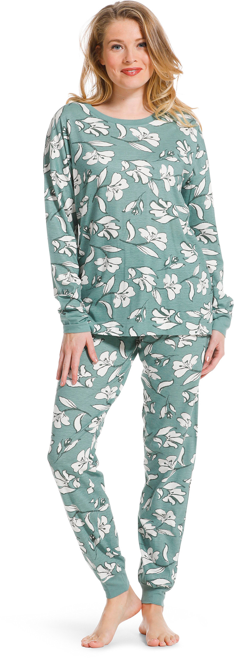 Pastunette dames pyjama Flower 20222.118.2