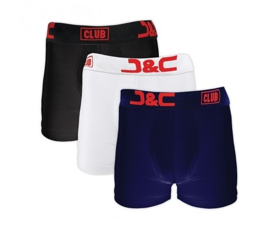 J&C Club heren boxers 3-pack print 4485 BWZ