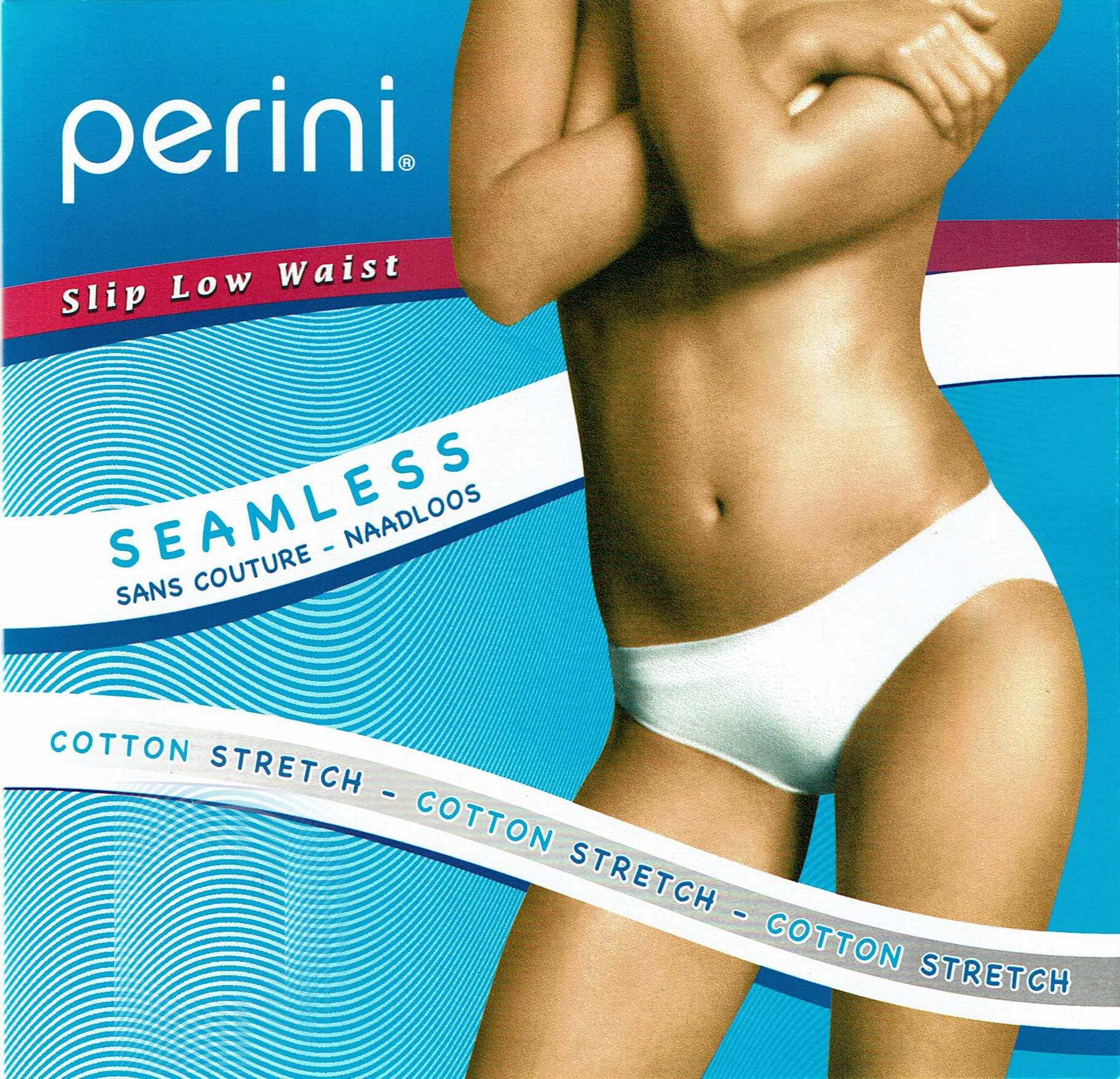 Perini dames slip seamless, Low