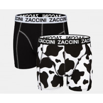 Zaccini heren boxershorts 2-pack koe