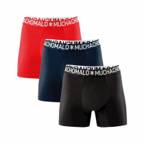 MUCHACHOMALO 3-pack Heren Boxers Black/Navy/Red