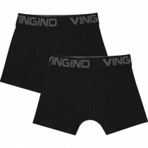 Vingino Jongens boxershorts 2 pack Black