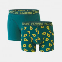Zaccini heren boxershorts 2-pack Avocado