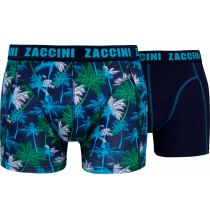 Zaccini heren boxershorts 2-pack Palm