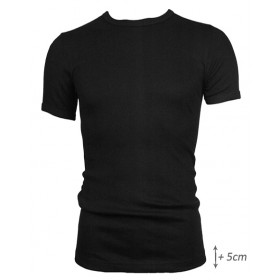 Beeren t-shirt korte mouw M3000 zwart, EXTRA lang.