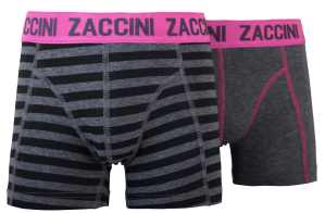 Zaccini jongens boxershorts 2-pack, Breton Stripe.