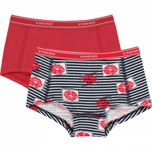 Vingino Meisjes Shorts 2-pack, Kiss and Pack