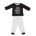 Baby pyjama Beeren To the Moon, Zwart