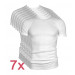 7-pack Beeren t-shirt M3000 korte mouw ronde hals wit.