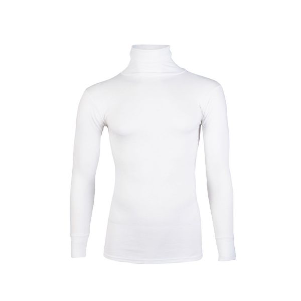 Beeren Thermo shirt lange mouw met col, wolwit