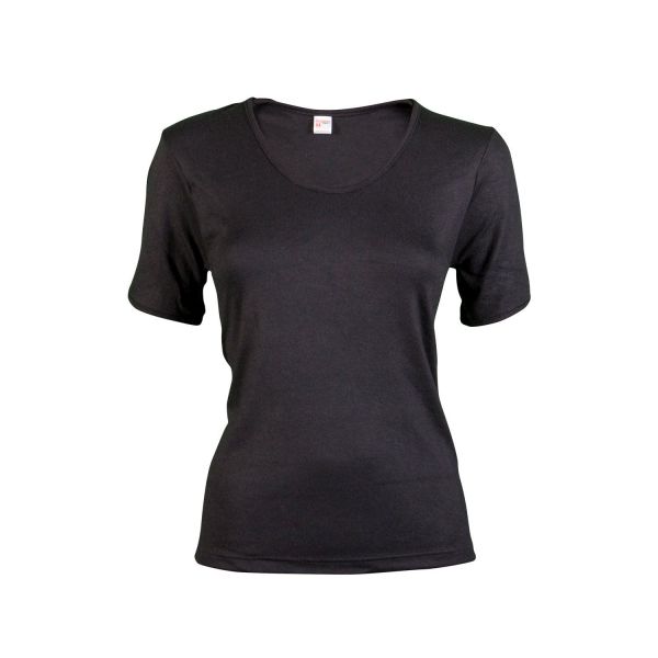 Beeren dames Thermo shirt korte mouw Zwart