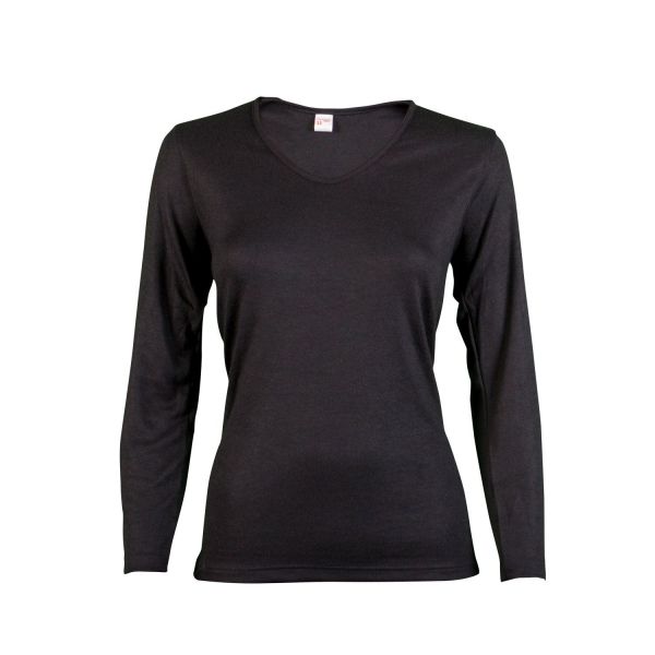 Beeren dames Thermo shirt lange mouw Zwart