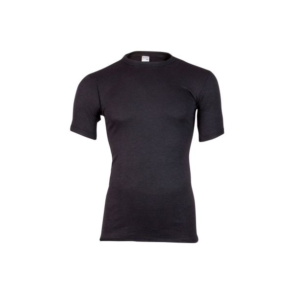 Beeren heren Thermo shirt korte mouw, Zwart