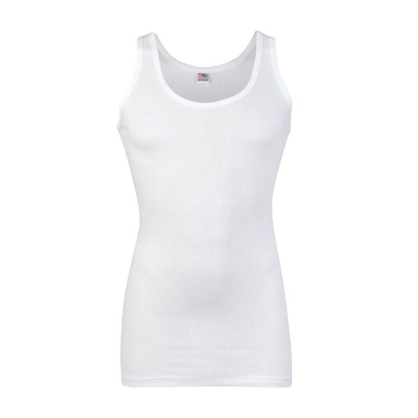 Beeren heren hemd Startex Wit (rib)