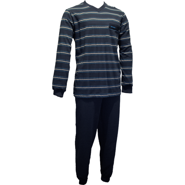 Gentlemen heren pyjama 4153 V-hals, Double Jersey!