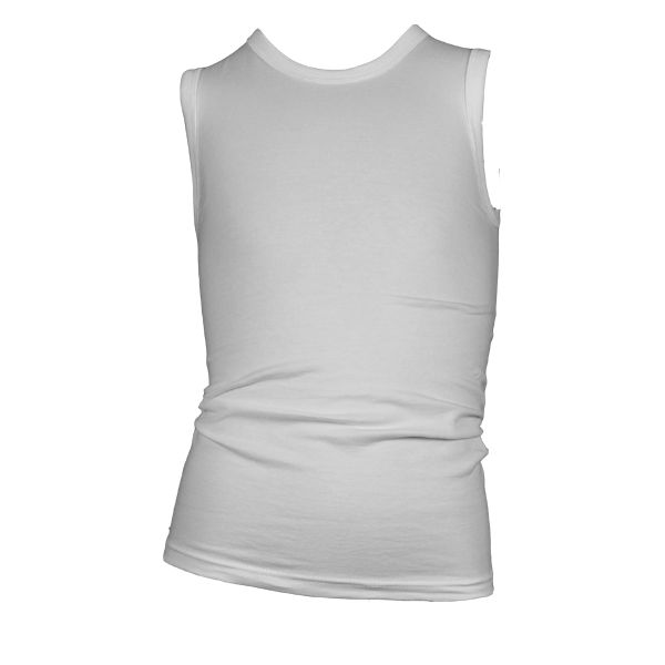 Beeren jongens mouwloos shirt Comfort feeling wit