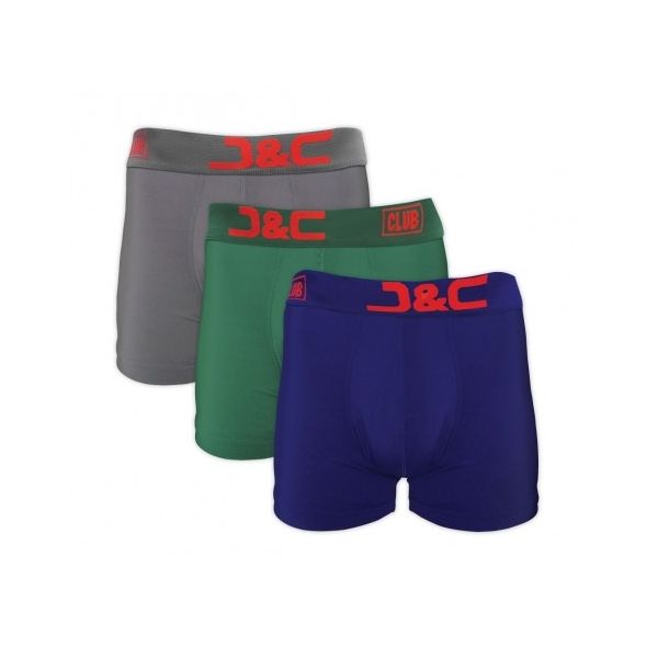 J&C Club heren boxers 3-pack print 4485 GGB