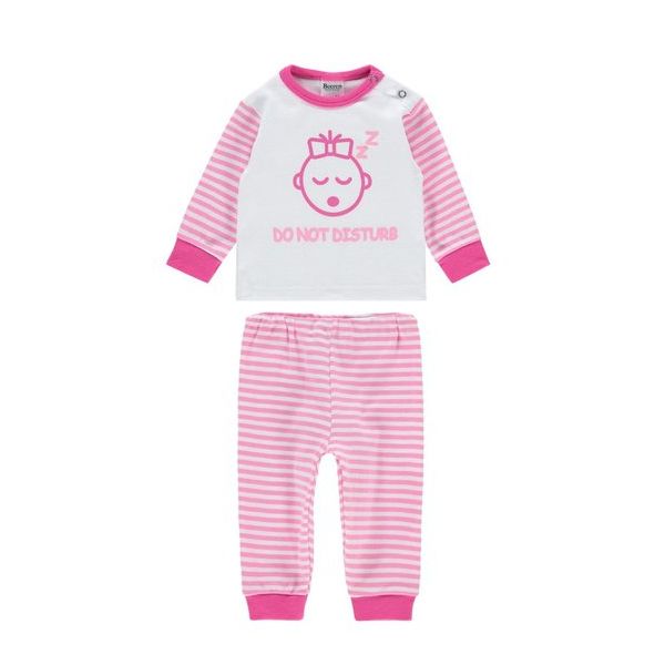 Baby pyjama Beeren DoNotDisturb (roze)