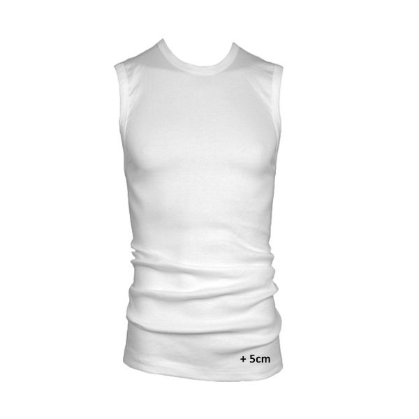 Beeren mouwloos shirt ronde hals M3000, Extra Lang!