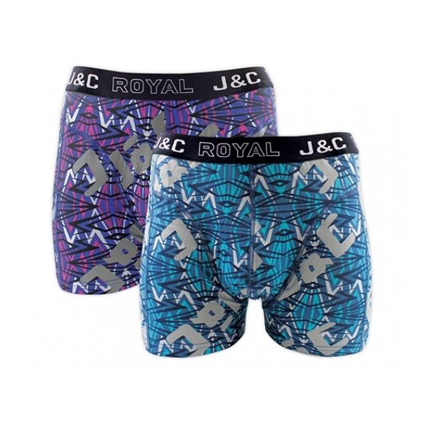 Heren boxershort J&C Royal 2-pack Grafity 241
