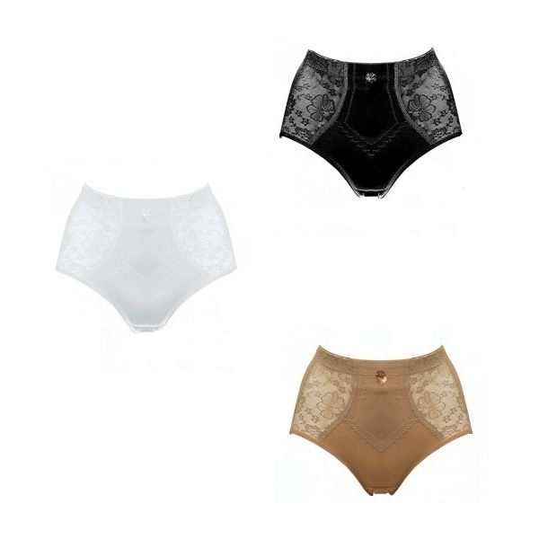 Nu in trio-pack J&C dames slip corrigerend.