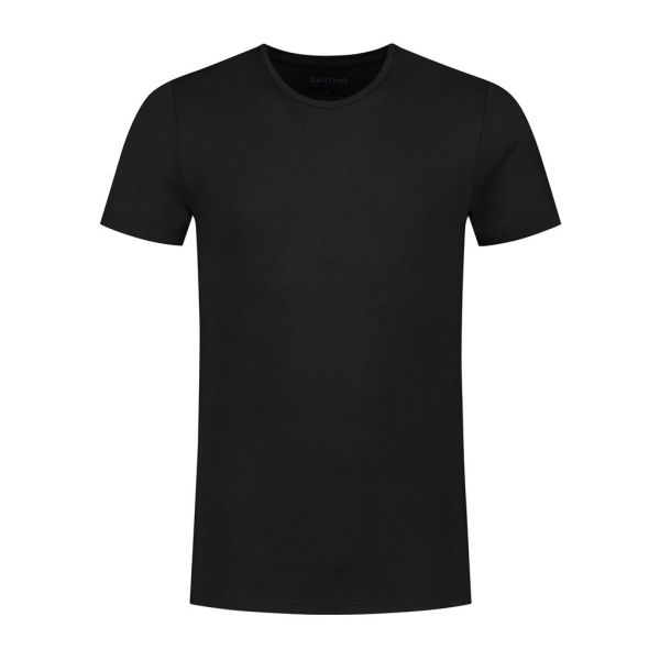 Santino Bamboo T-shirt Jordan, Zwart