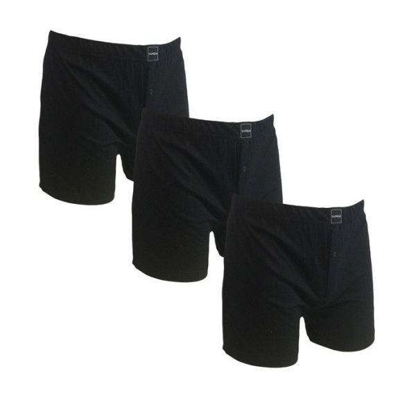 3-pack Heren boxershort Suaque black (voormalig Gino-Santi)