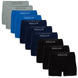 Bodylook heren boxershorts 10 pack Seamless katoen. Superondergoed