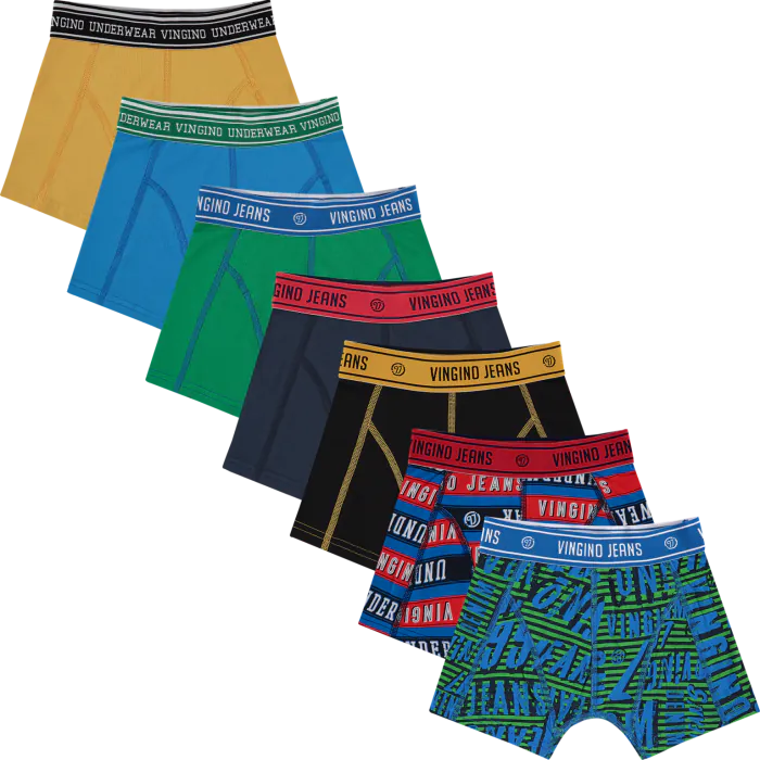 Vingino Jongens boxershorts 7 pack Seven Superondergoed